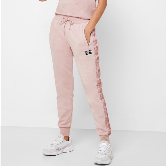 pink adidas joggers